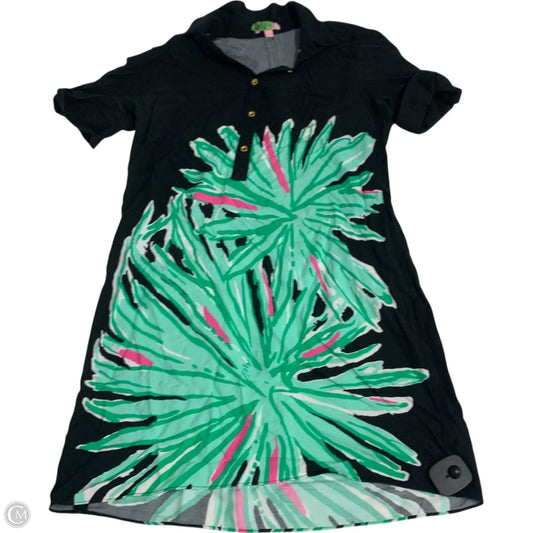 Dress Designer By Lilly Pulitzer In Black & Green, Size: S