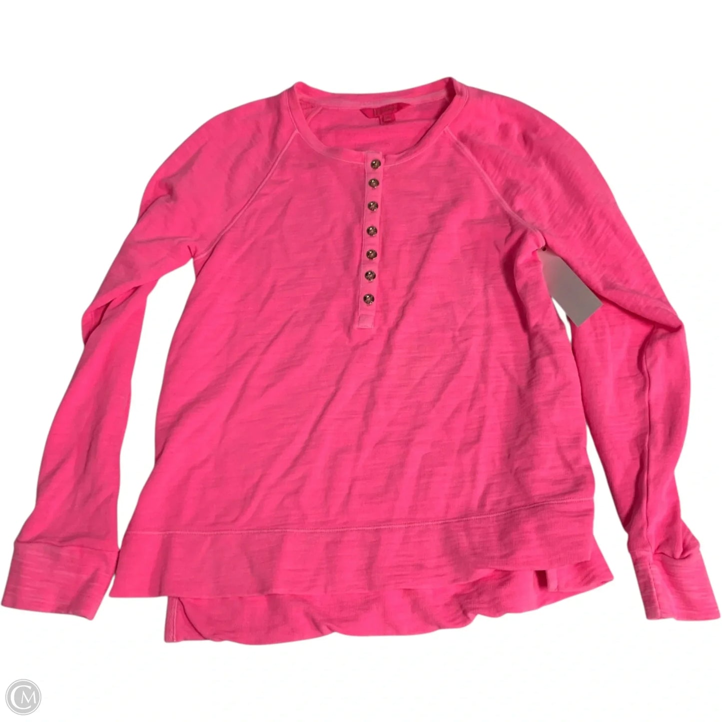 Top Long Sleeve Designer By Lilly Pulitzer In Pink, Size: M