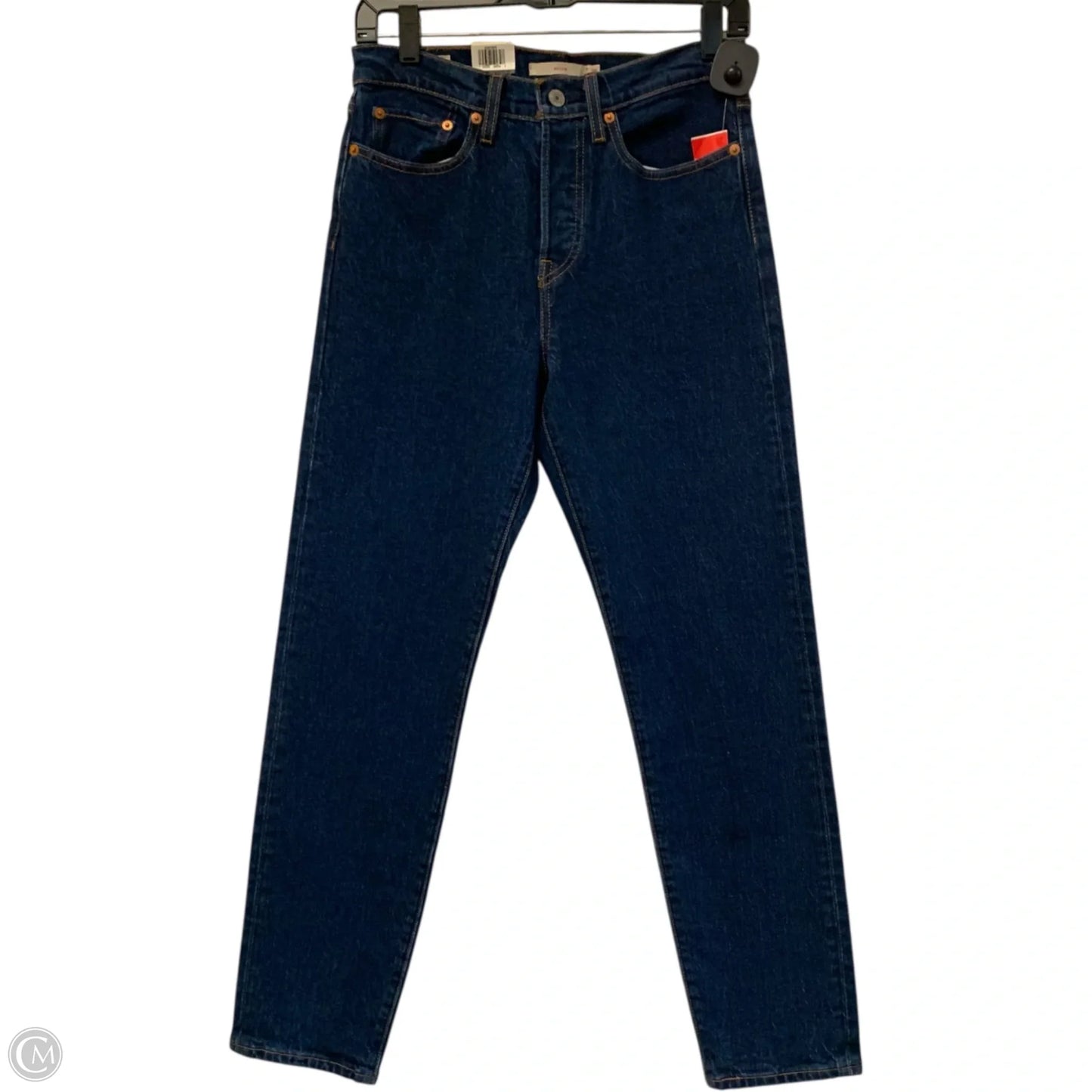 Jeans Straight By Levis In Blue Denim, Size: 6
