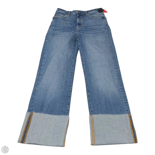 Jeans Wide Leg By Pilcro In Blue Denim, Size: 10l