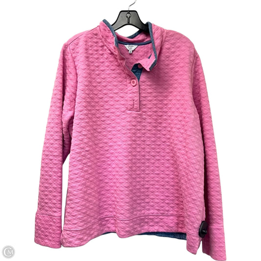 Sweatshirt Collar By Crown And Ivy In Pink, Size: 2x