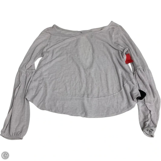 Top Long Sleeve By Free People In Grey, Size: Xs