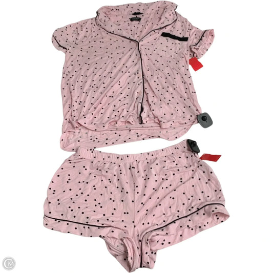 Lounge Set Designer By Kate Spade In Black & Pink, Size: S