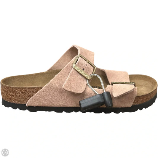 Sandals Flats By Birkenstock In Pink, Size: 7