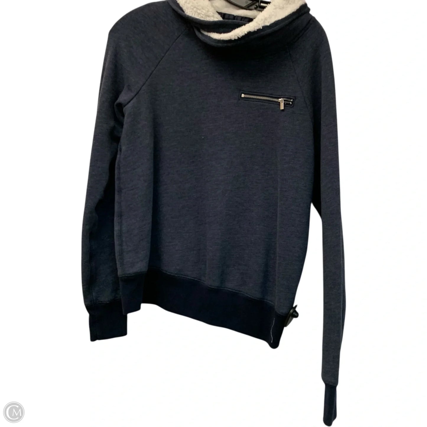 Sweatshirt Collar By Abercrombie And Fitch In Blue, Size: M