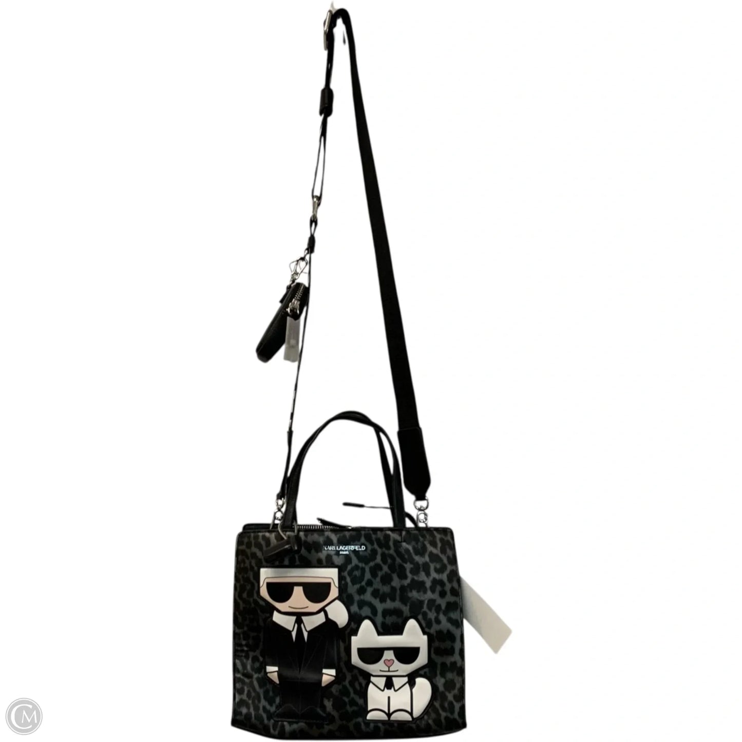 Crossbody Designer By Karl Lagerfeld, Size: Medium