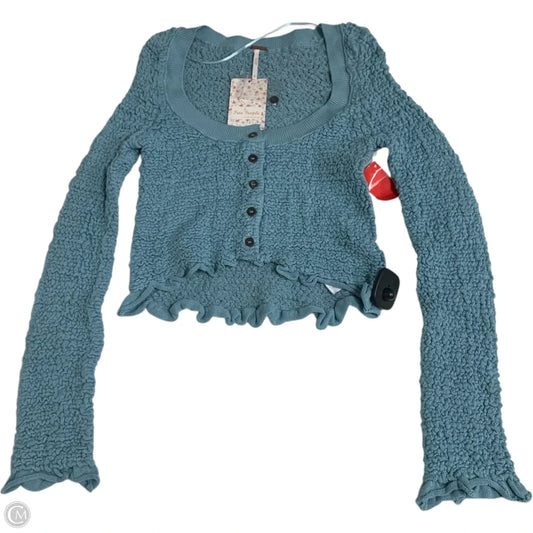 Top Long Sleeve By Free People In Blue, Size: Xs