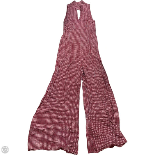 Jumpsuit By Maeve In Red & White, Size: S