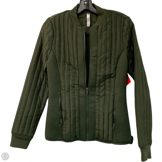 Athletic Jacket By Fabletics In Green, Size: S
