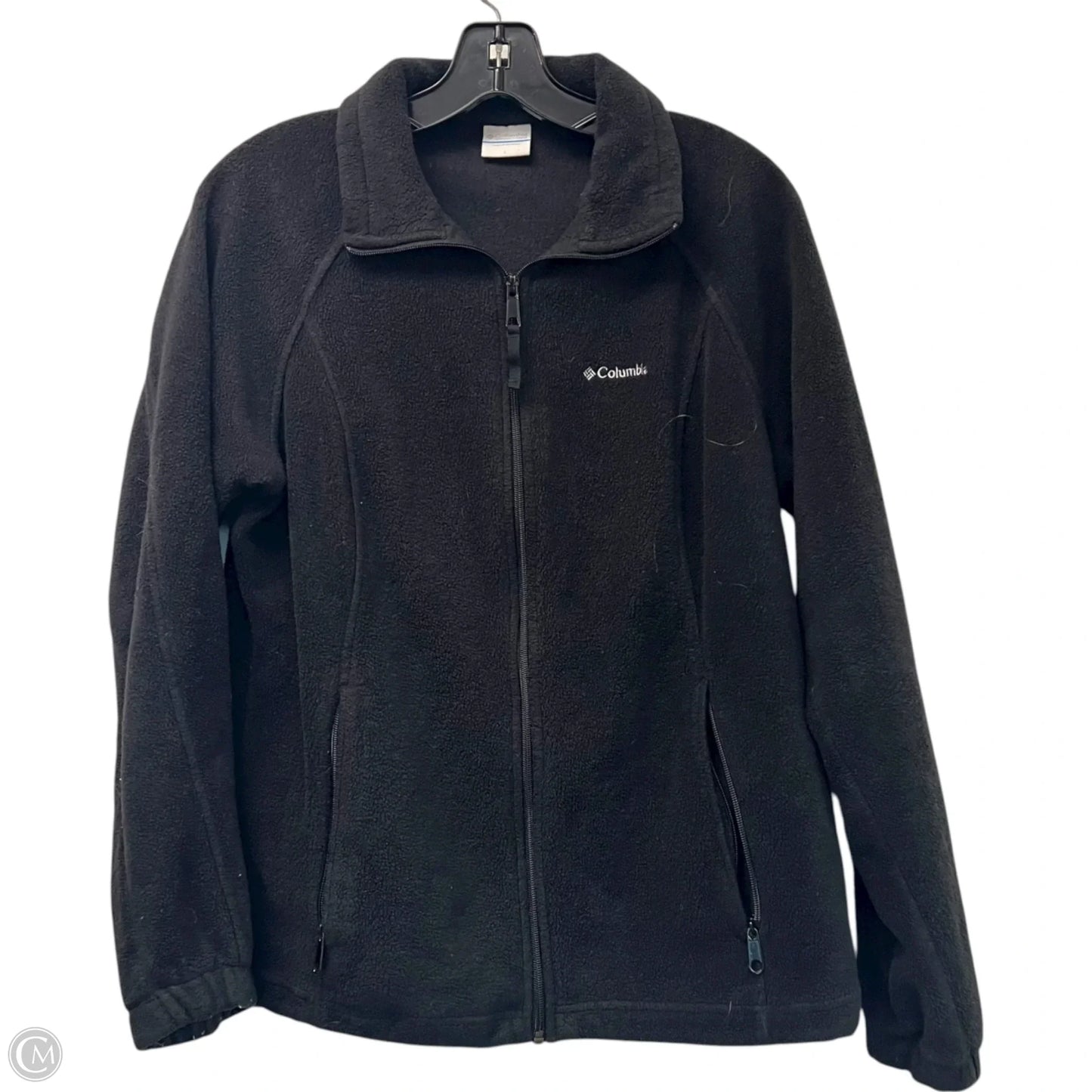 Jacket Fleece By Columbia In Black, Size: L
