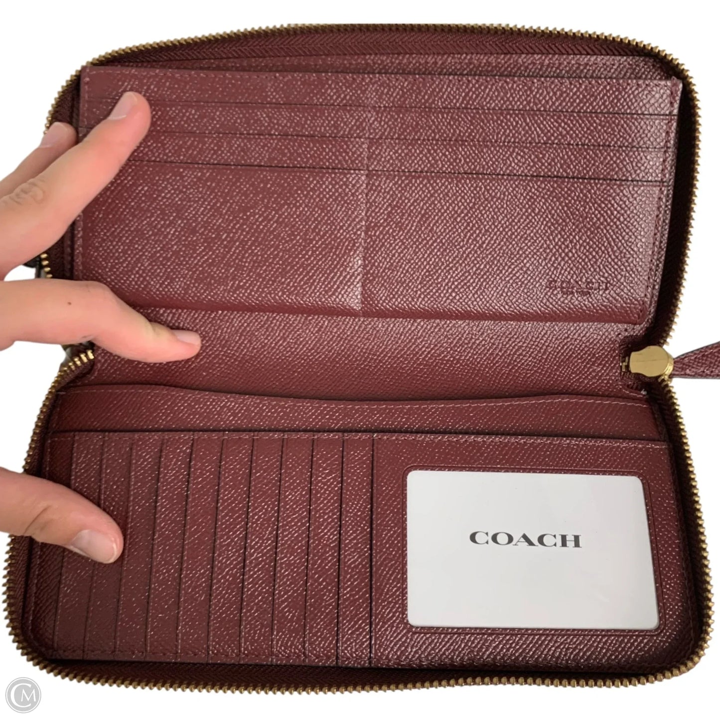 Wallet Designer By Coach, Size: Large