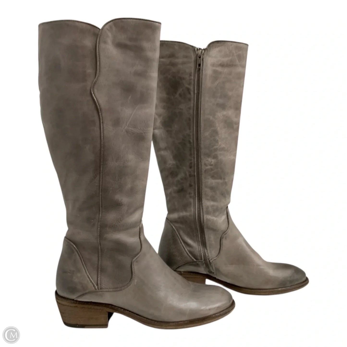 Boots Designer By Frye In Grey, Size: 7