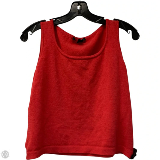 Top Sleeveless Designer By St. John In Pink, Size: S
