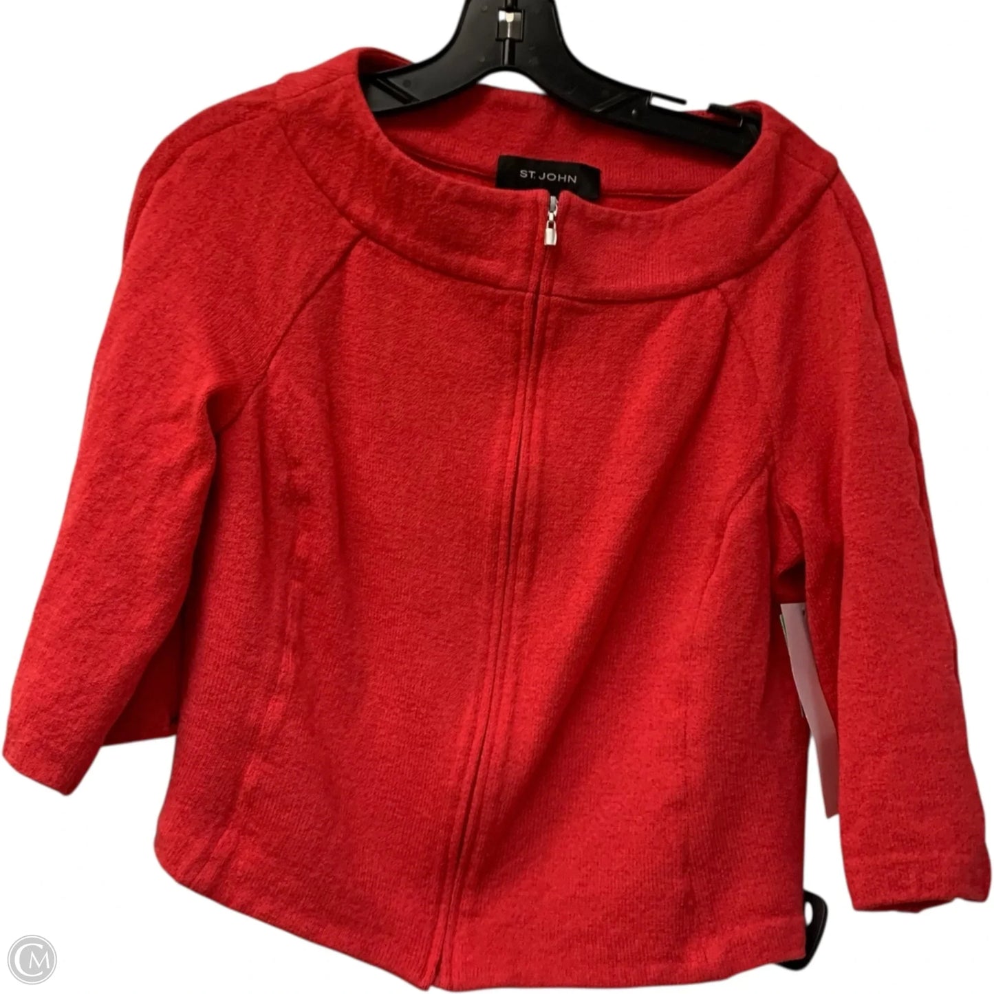 Jacket Designer By St. John In Pink, Size: M