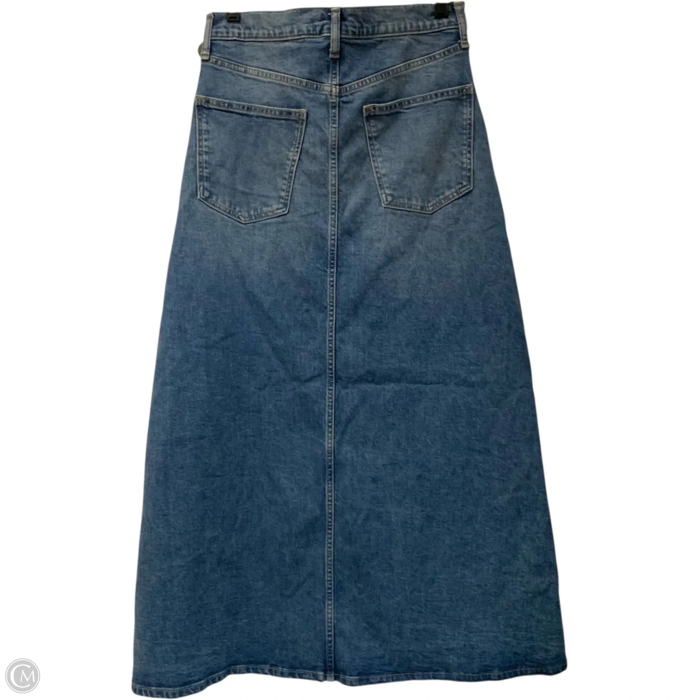 Skirt Maxi By Gap In Blue Denim, Size: S