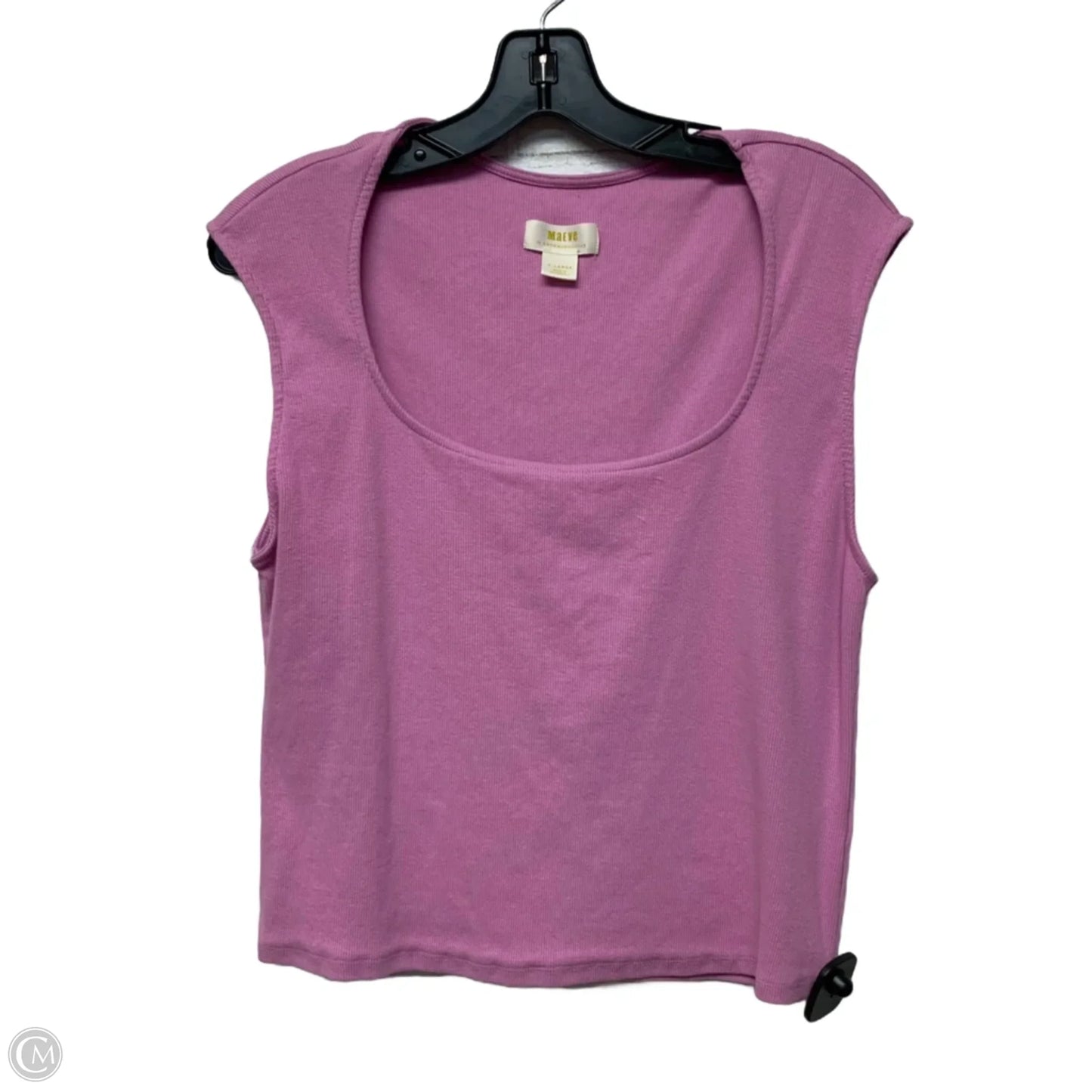 Top Sleeveless Basic By Maeve In Pink, Size: Xl