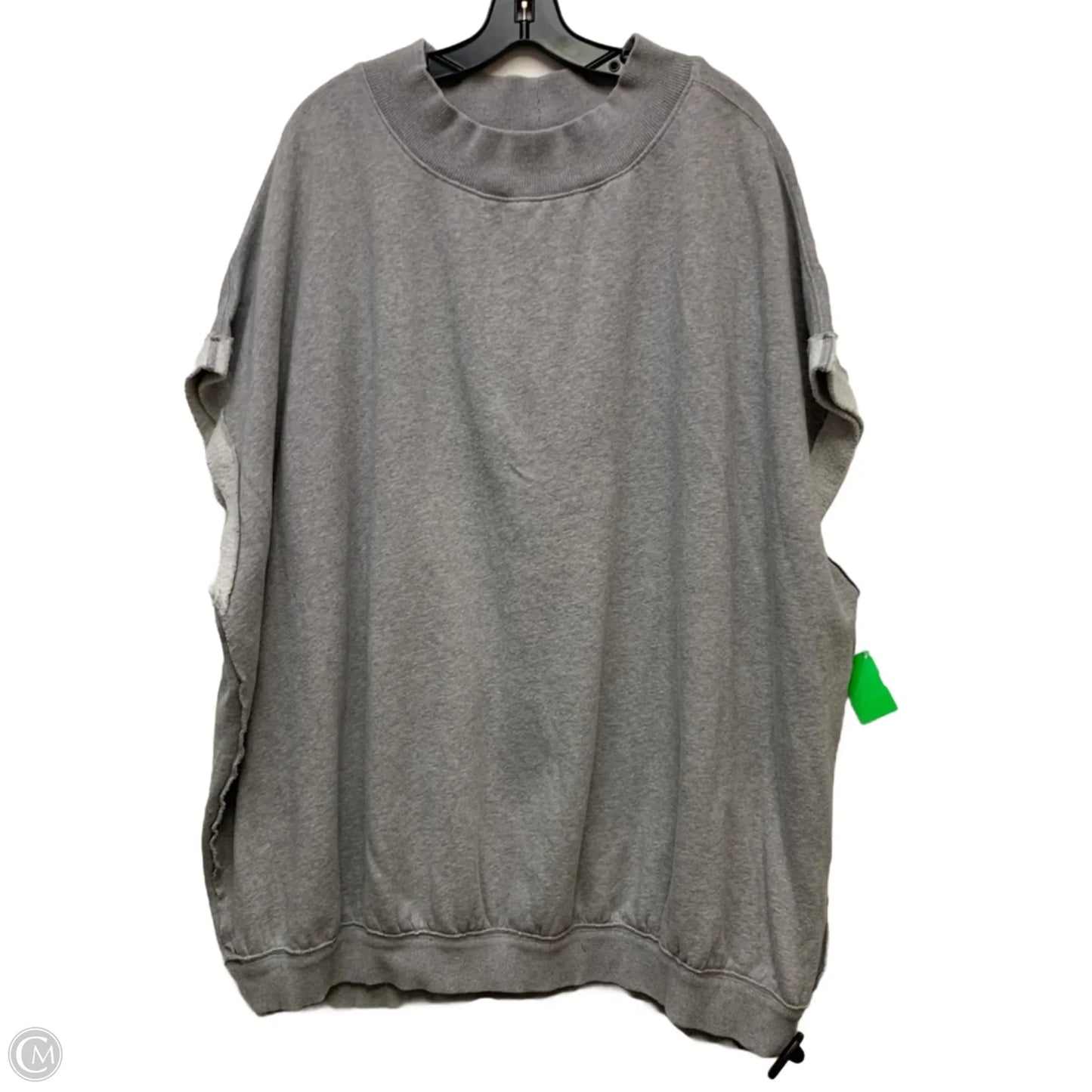 Sweatshirt Crewneck By Free People In Grey, Size: L