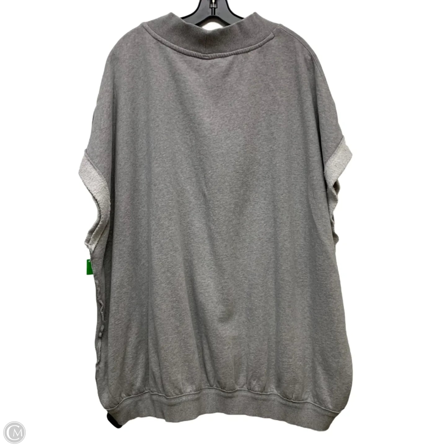 Sweatshirt Crewneck By Free People In Grey, Size: L