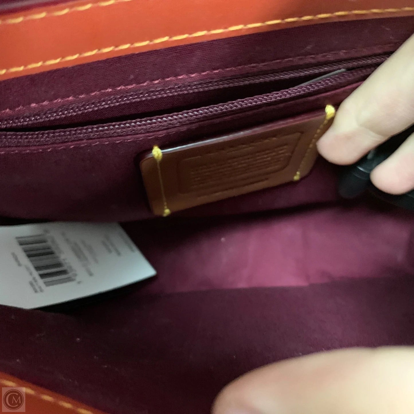 Crossbody Designer By Coach, Size: Small