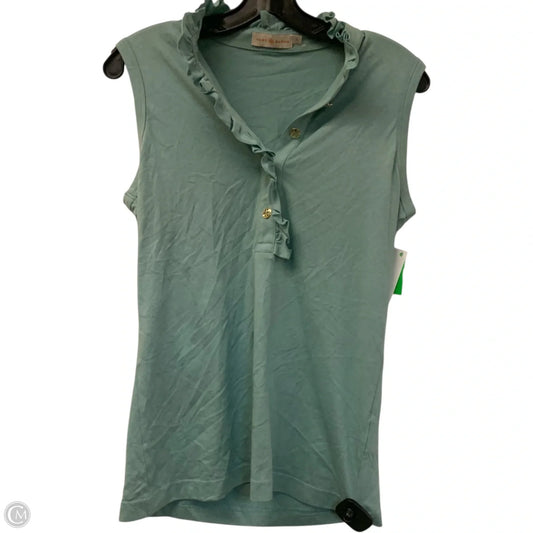 Top Sleeveless Designer By Tory Burch In Blue, Size: S