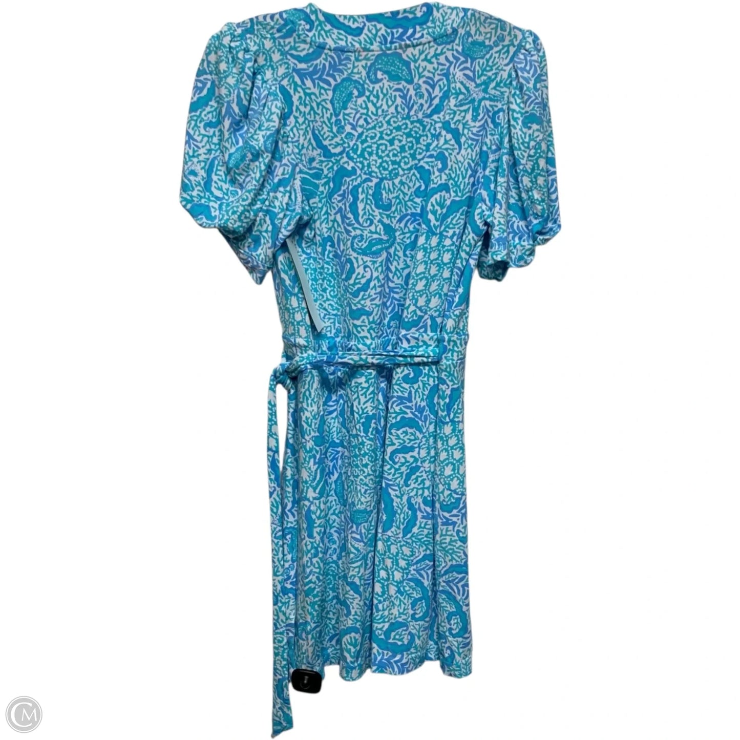 Dress Designer By Lilly Pulitzer In Blue & White, Size: M