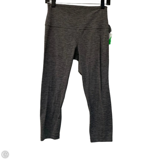 Athletic Leggings Capris By Lululemon In Grey, Size: M