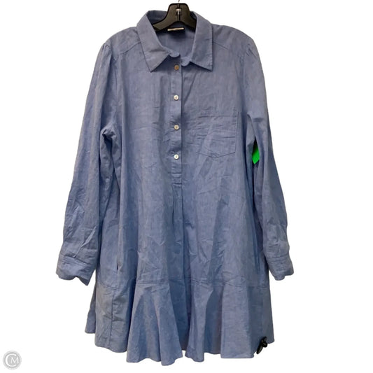 Dress Casual Short By Tuckernuck In Blue, Size: 1x