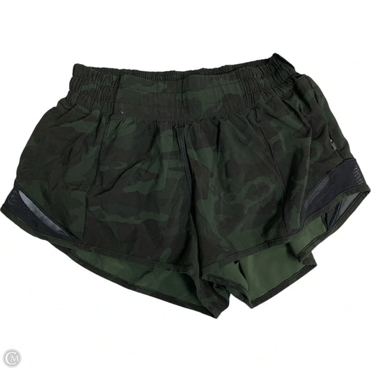 Athletic Shorts By Lululemon In Camouflage Print, Size: S
