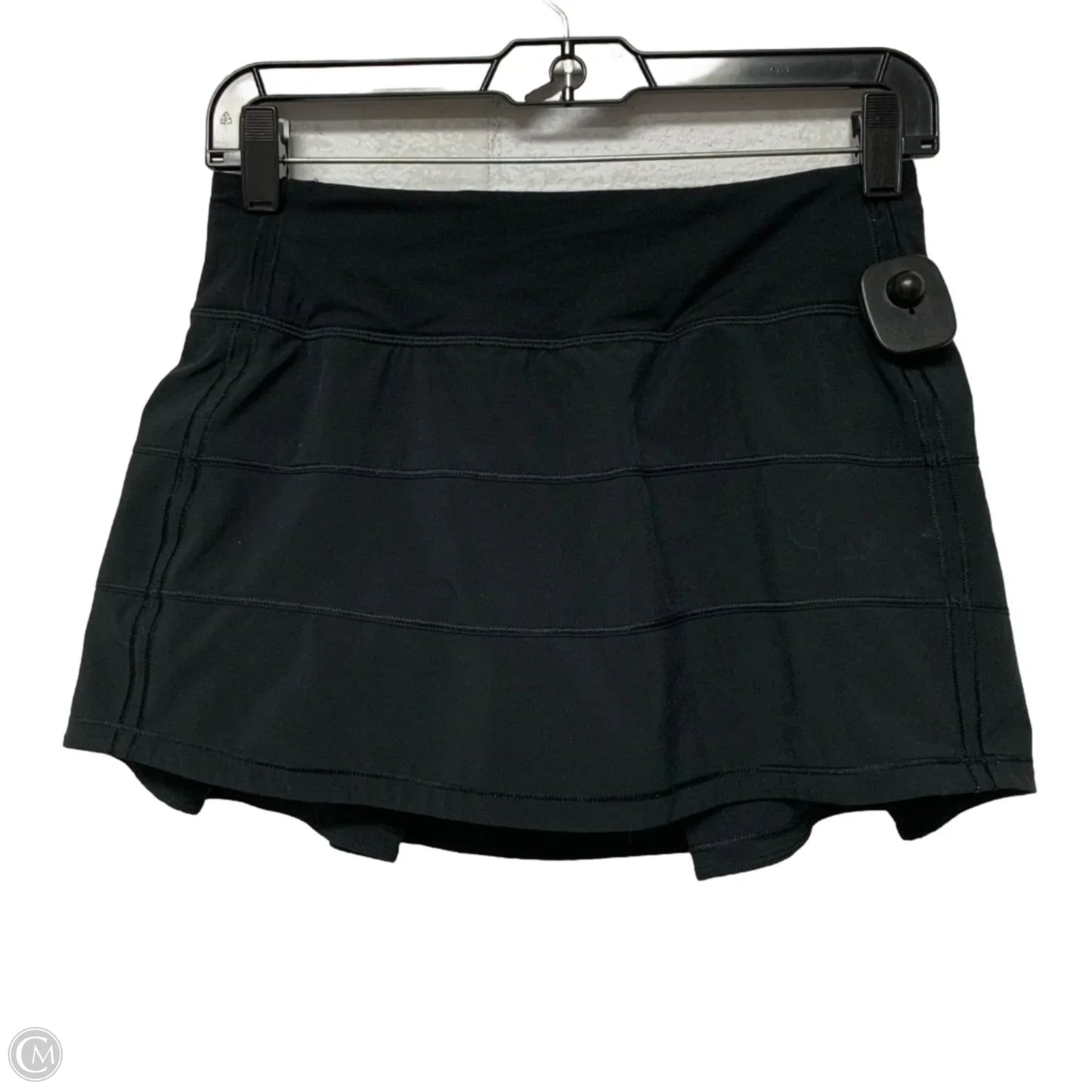 Athletic Skort By Lululemon In Black, Size: S