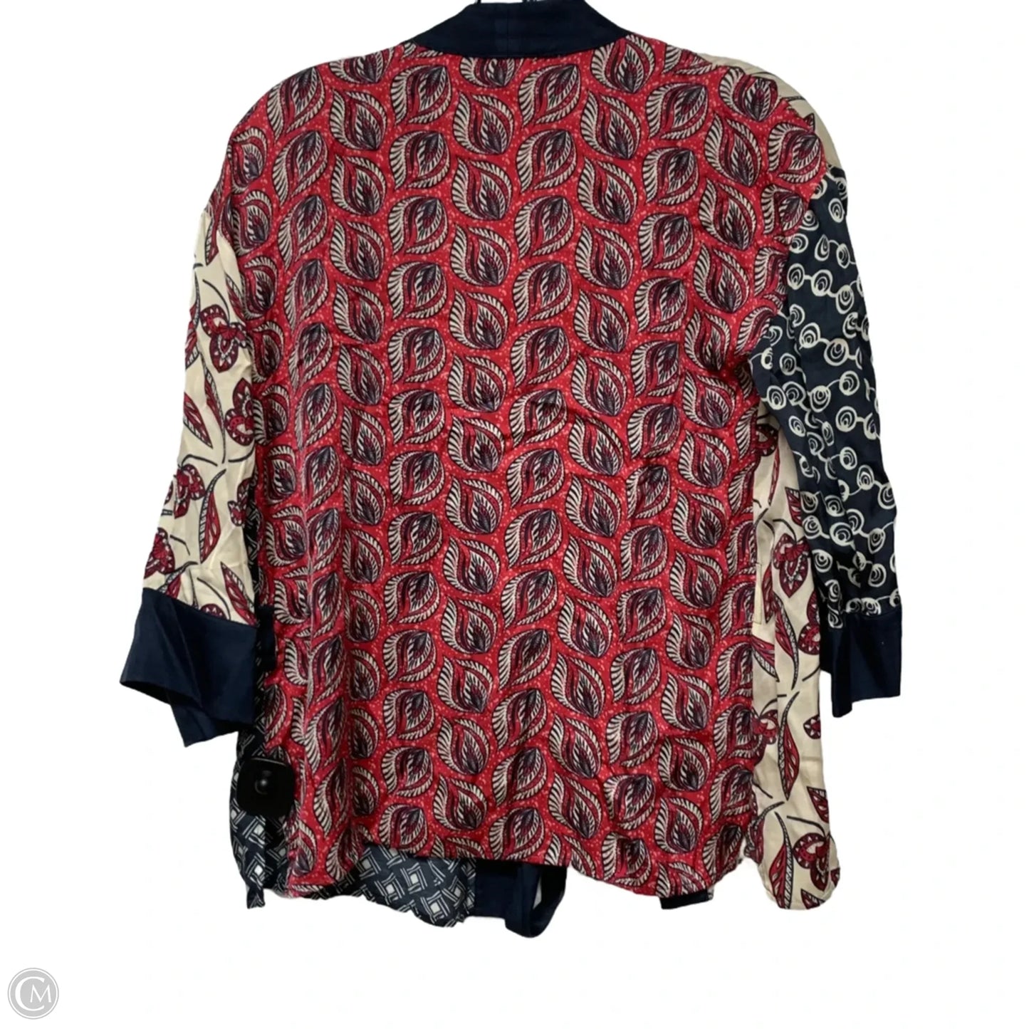 Kimono By Meadow Rue In Blue & Red, Size: Xs