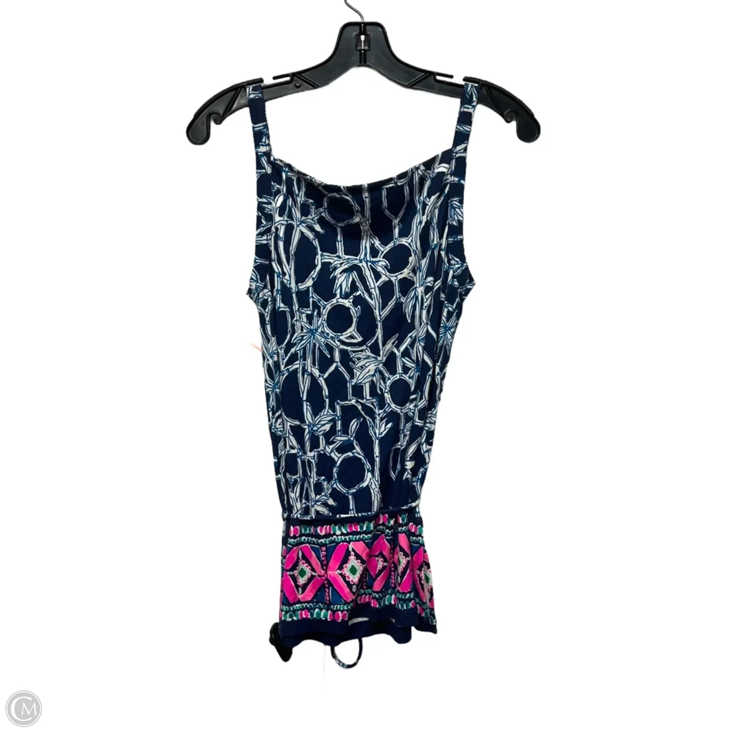Top Sleeveless Designer By Lilly Pulitzer In Navy, Size: Xs