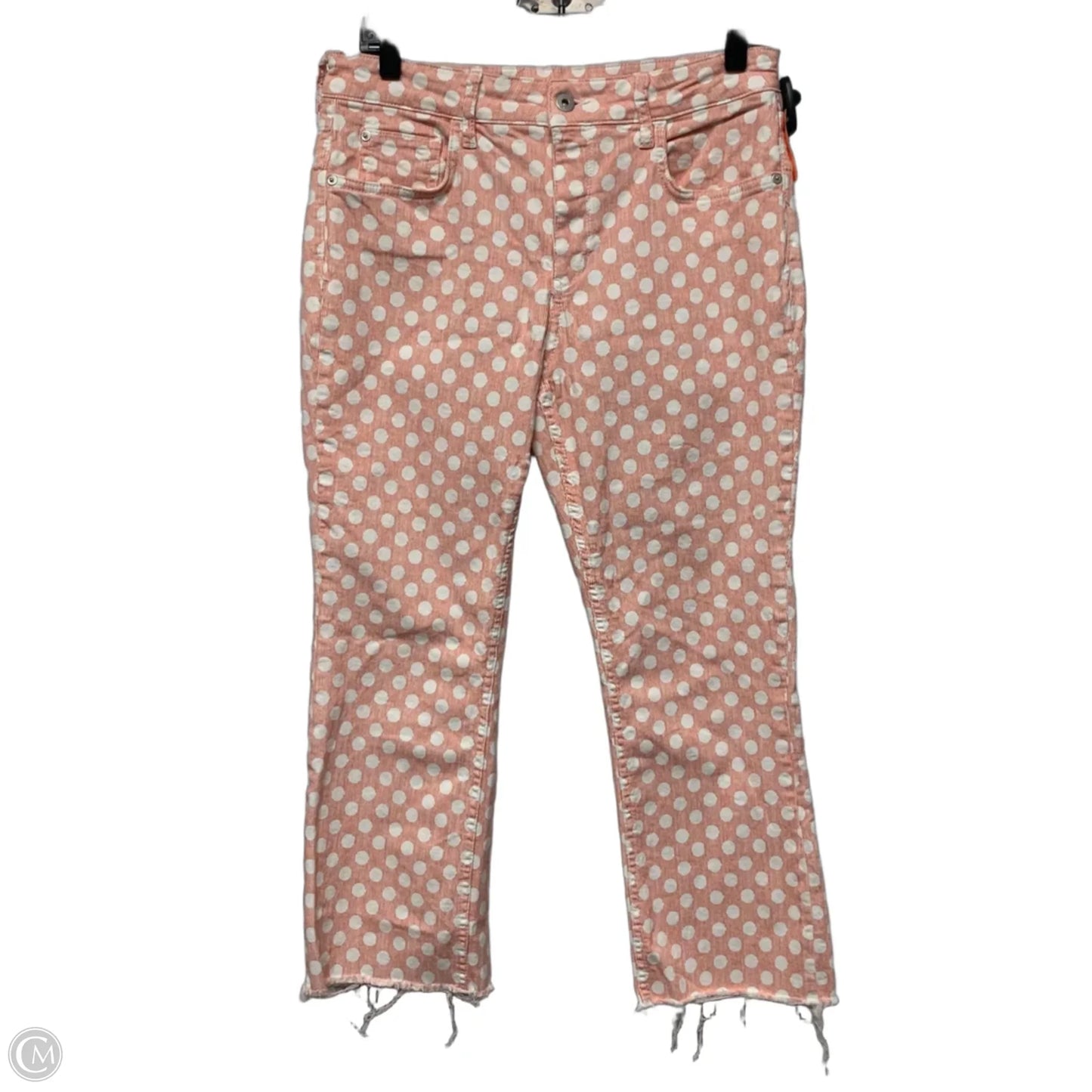 Jeans Boot Cut By Pilcro In Polkadot Pattern, Size: 8