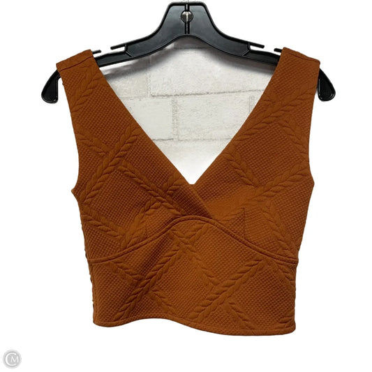 Top Sleeveless By Maeve In Orange, Size: Xs