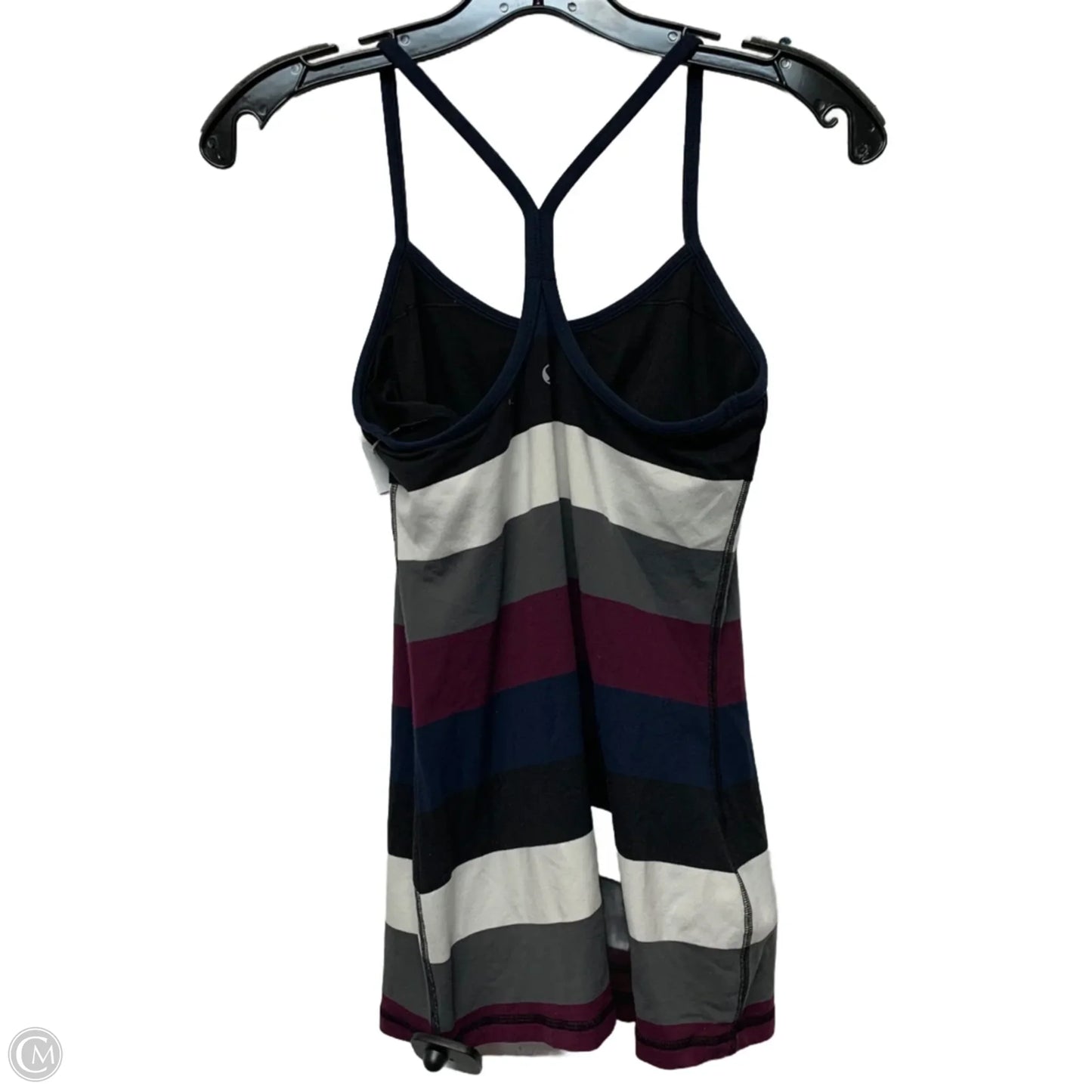 Athletic Tank Top By Lululemon In Striped Pattern, Size: S