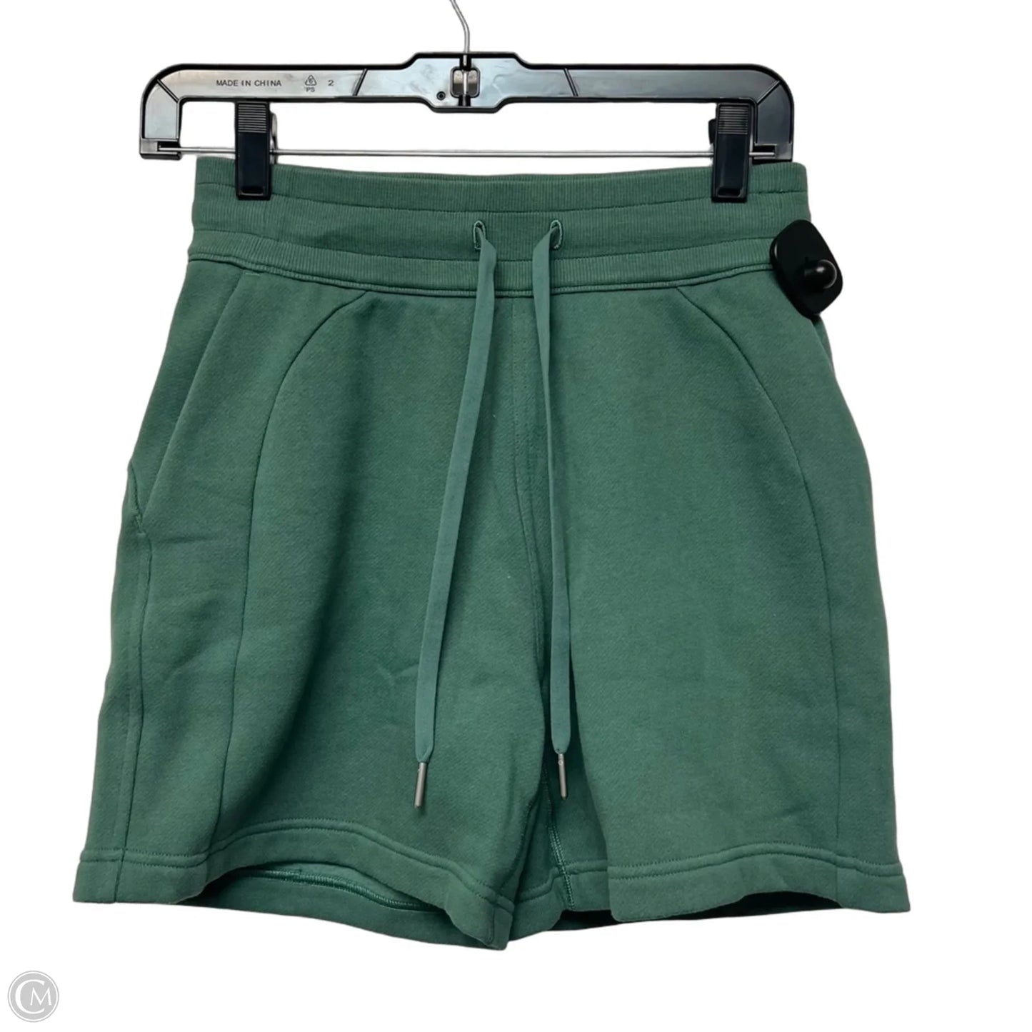 Athletic Shorts By Lululemon In Green, Size: S