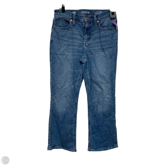 Jeans Cropped By J. Crew In Blue Denim, Size: 8