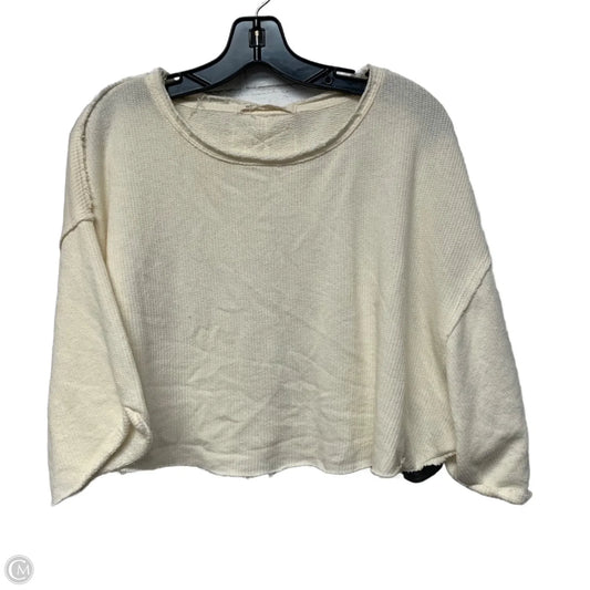 Top Short Sleeve By We The Free In Ivory, Size: S