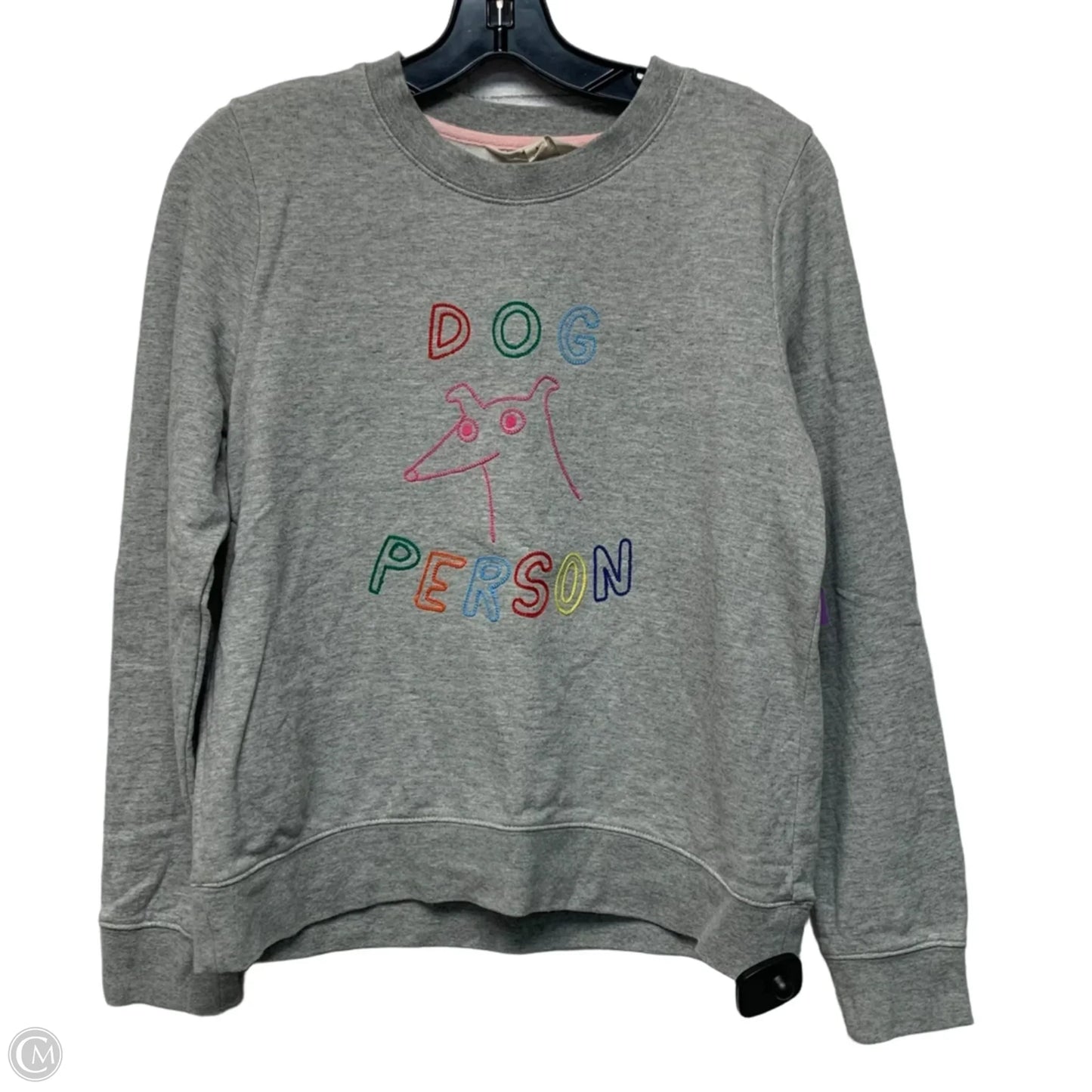Sweatshirt Crewneck By Boden In Grey, Size: S