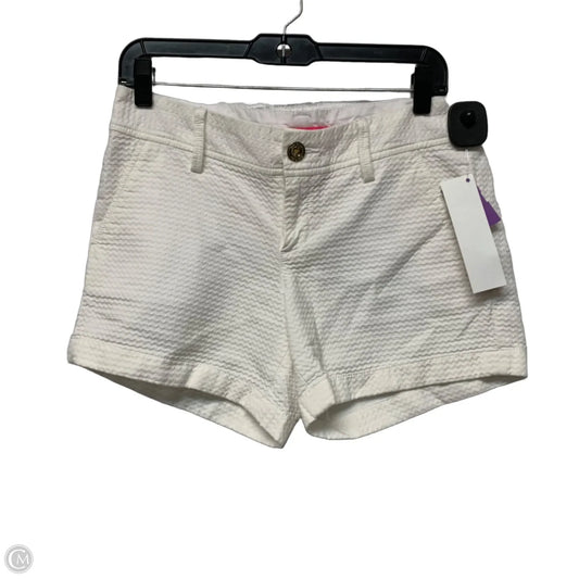 Shorts Designer By Lilly Pulitzer In White, Size: 4