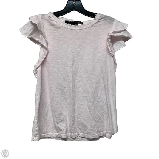 Top Short Sleeve By Veronica Beard In Pink, Size: S