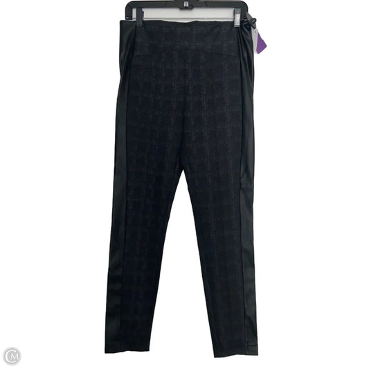 Pants Designer By Karl Lagerfeld In Black & Grey, Size: S