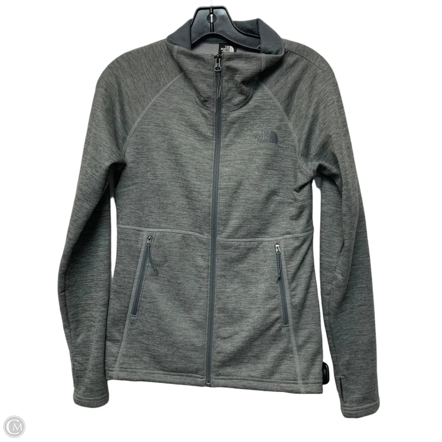 Athletic Jacket By The North Face In Grey, Size: S