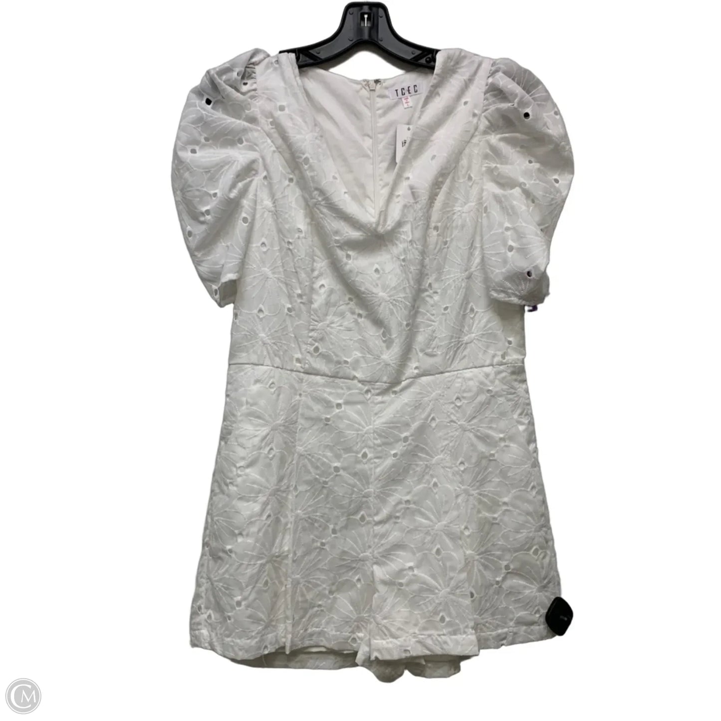 Romper By Tcec In White, Size: L