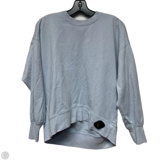 Athletic Sweatshirt Crewneck By Lululemon In Blue, Size: S