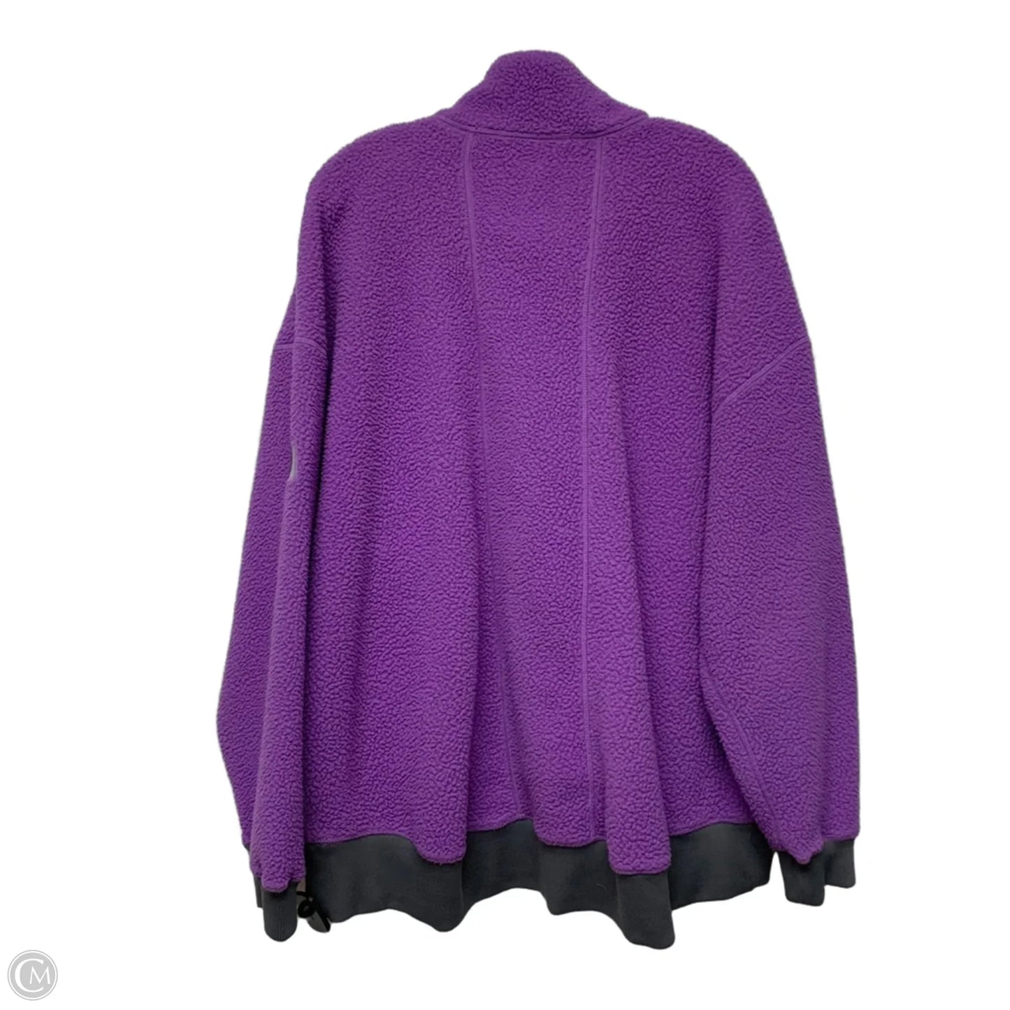 Jacket Faux Fur & Sherpa By Free People In Purple, Size: Xl