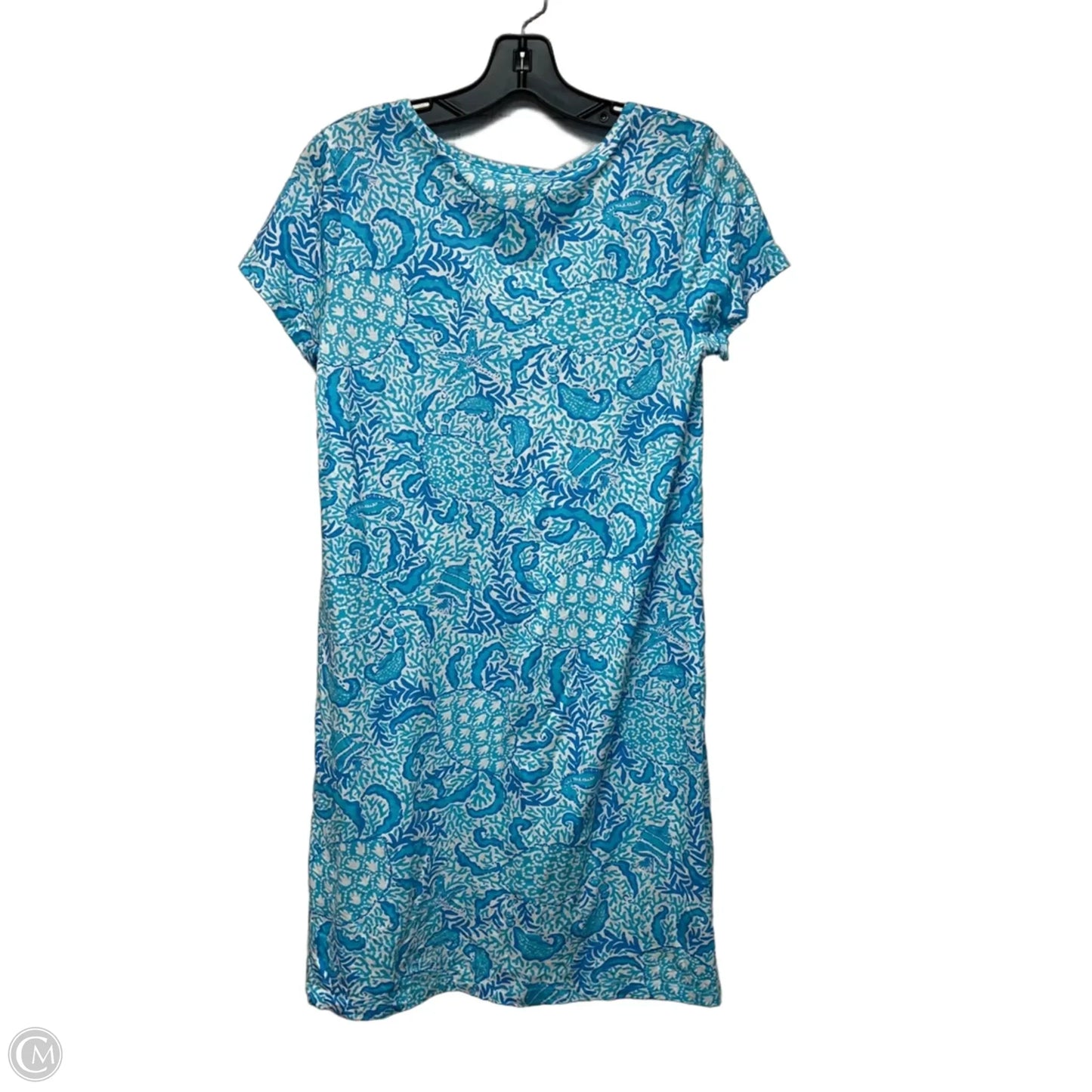 Dress Designer By Lilly Pulitzer In Blue & White, Size: S