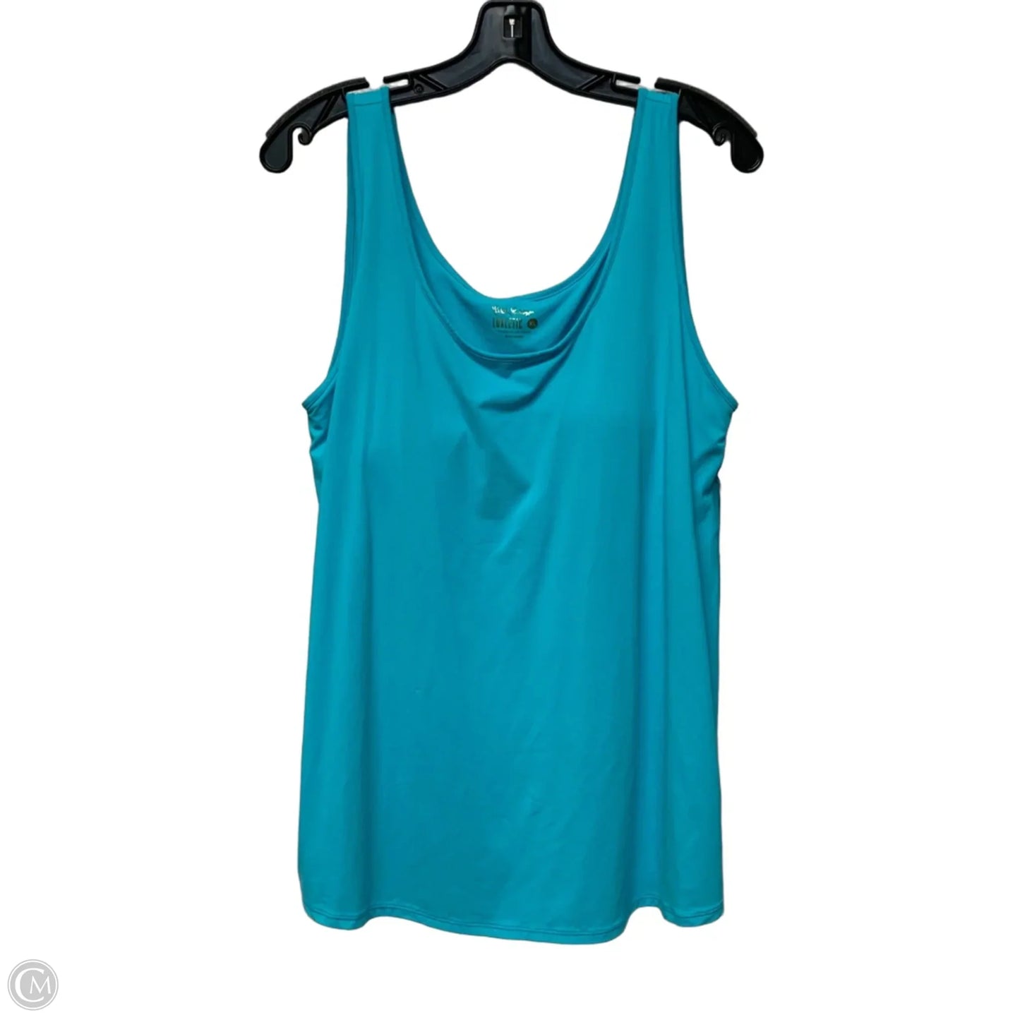 Top Sleeveless Designer By Lilly Pulitzer In Blue, Size: Xl