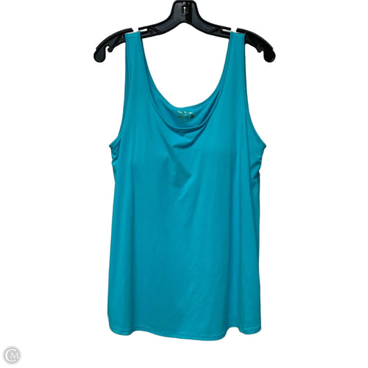Top Sleeveless Designer By Lilly Pulitzer In Blue, Size: Xl