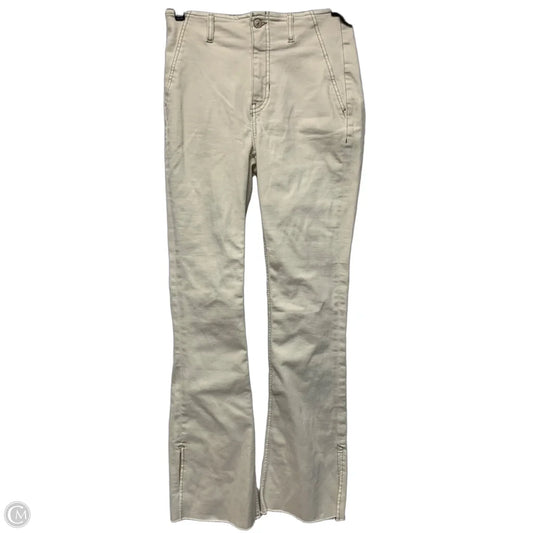 Jeans Flared By We The Free In Cream Denim, Size: 6