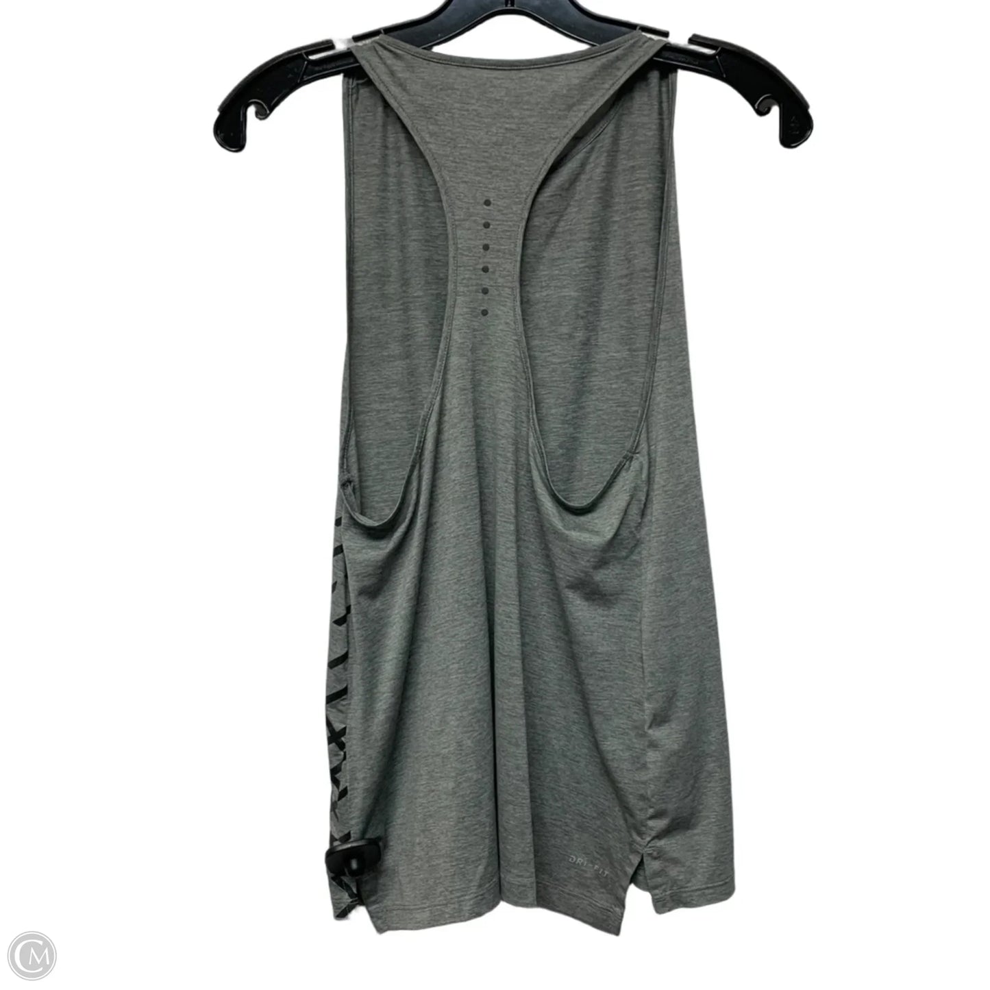 Athletic Tank Top By Nike Apparel In Grey, Size: S